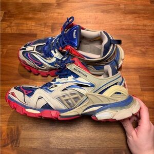 Balenciaga Track 2 Red Blue Men’s Size 11